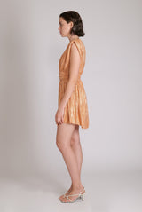 Dresses Sabina Musayev Marissa Short Dress Peach Metallic Apoella