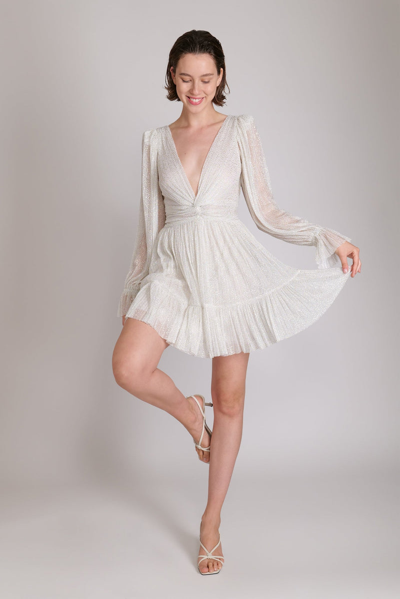 Dresses Sabina Musayev Mars Long Sleeve Short Dress Apoella