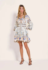 Dresses Scarlett Poppies Flora Mora Short Dress Vanilla Apoella