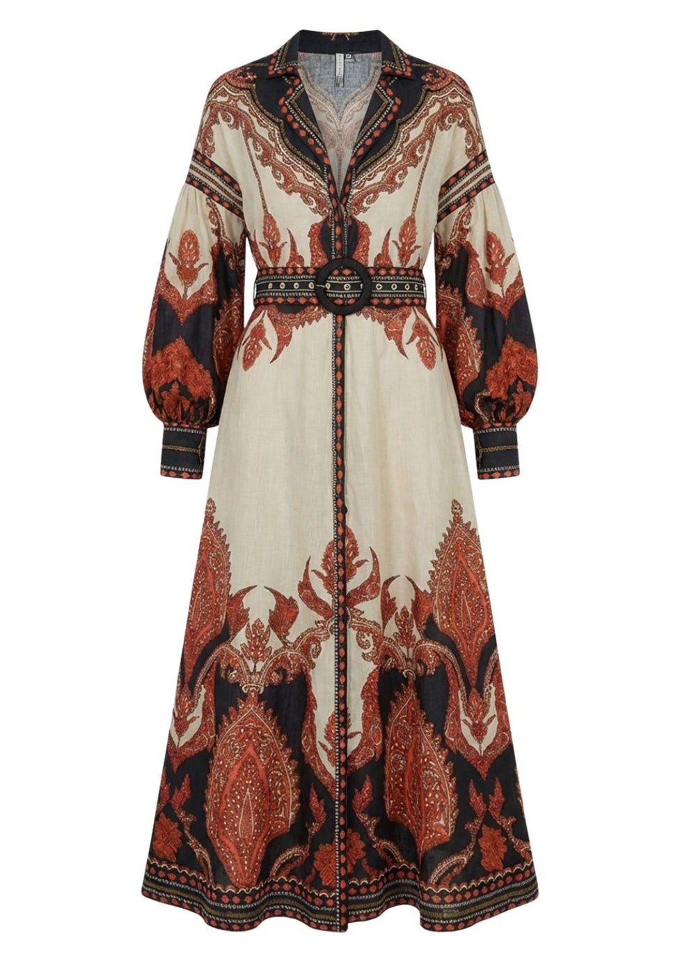 knee length dresses for ladies Burnt Orange Floral Flower Girl Dress or any Special Occasion – Lisa Ann's  Creations main image 0