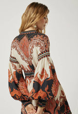 Dresses Scarlett Poppies Florista Short Dress Burnt Orange Apoella