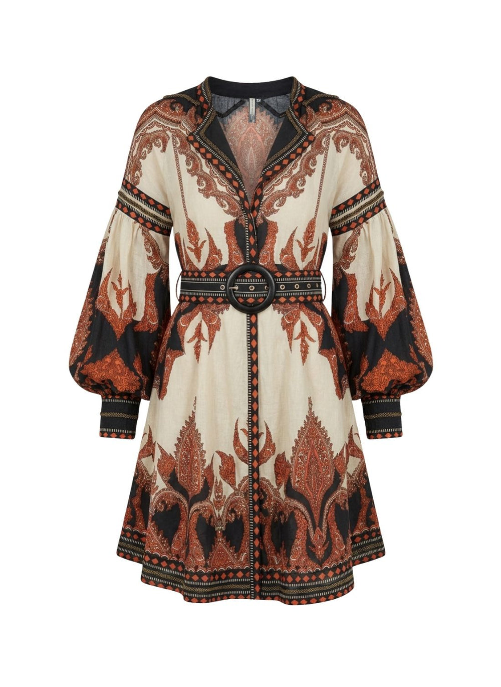 Florista Short Dress Burnt Orange – APOELLA