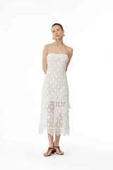 Dresses Waimari Azura Bandeau Long Dress White Apoella