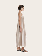 Dresses Zeus+Dione Helene Long Dress Ivory/Tan 38 / Tan Apoella