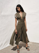 Dresses Zeus+Dione Selene Dress Khaki Apoella