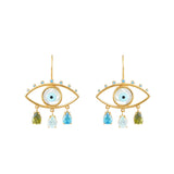 Earrings Marianna Lemos Little Blue Eyes Earrings O/S Apoella