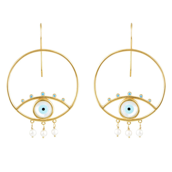 Earrings Marianna Lemos Pearly Eyes Earrings O/S Apoella