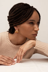 Earrings Sylvia Toledano Thalita Hoop Stone Earrings Multi Summer O/S Apoella