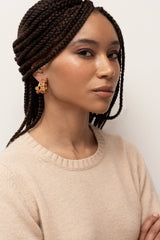 Earrings Sylvia Toledano Thalita Hoop Stone Earrings Multi Summer O/S Apoella