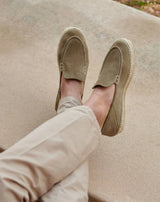 Espadrilles Manebi Hamptons Traveler Loafers Suede Espadrilles Forest Apoella