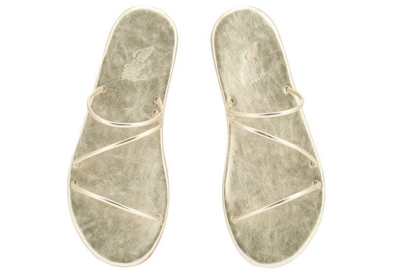 Flip Flops Ancient Greek Sandals Polytimi Flip Flop Sandals Platinum Apoella