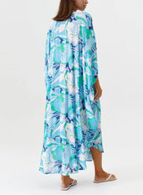 Frederica V Neck Maxi Caftan Bloom