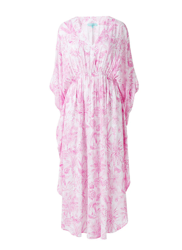 Frederica V Neck Maxi Caftan Exotica