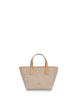 Handbags Apoella Icaria Straw Mini Tote Beige O/S / Beige Apoella