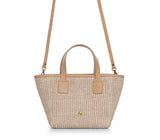 Handbags Apoella Icaria Straw Mini Tote Beige O/S / Beige Apoella