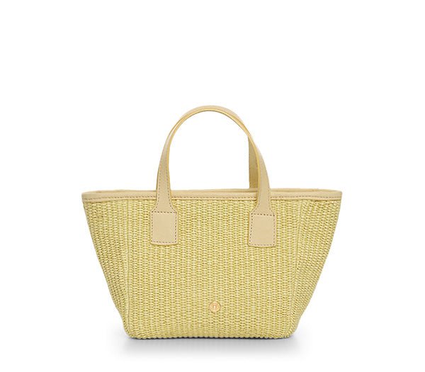 Handbags Apoella Icaria Straw Mini Tote Yellow O/S / Yellow Apoella