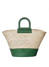 Handbags Zeus n Dione Thalassini Straw Beach Bag O/S / Green Apoella