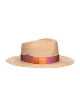 Hats Borsalino Melanie Straw Hat Natural Ribbon Multi MEDIUM / Multi Apoella