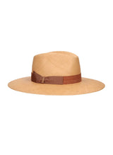 Hats Borsalino Michela Panama Hat Camel Ribbon Brown MEDIUM / Camel Apoella