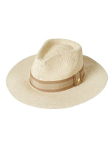 Hats Melissa Odabash Gigi Fedora Hat Cream/Tan O/S / Cream Apoella