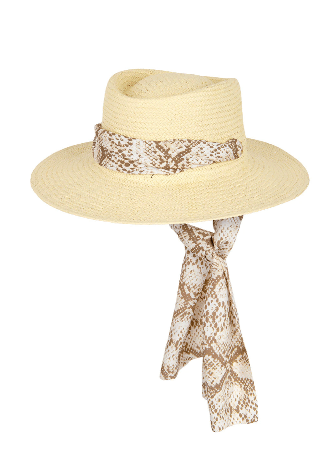 Hats Melissa Odabash Janice Boater Hat Natural / O/S Apoella