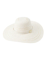 Hats Melissa Odabash Jemima Hat Weave/White O/S / White Apoella