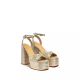 Heels Castaner Ferosa High Heeled Sandals Platino Apoella