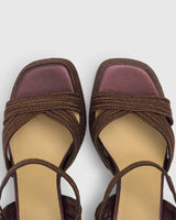 Heels Castaner Valle High Heeled Sandals Marron Apoella
