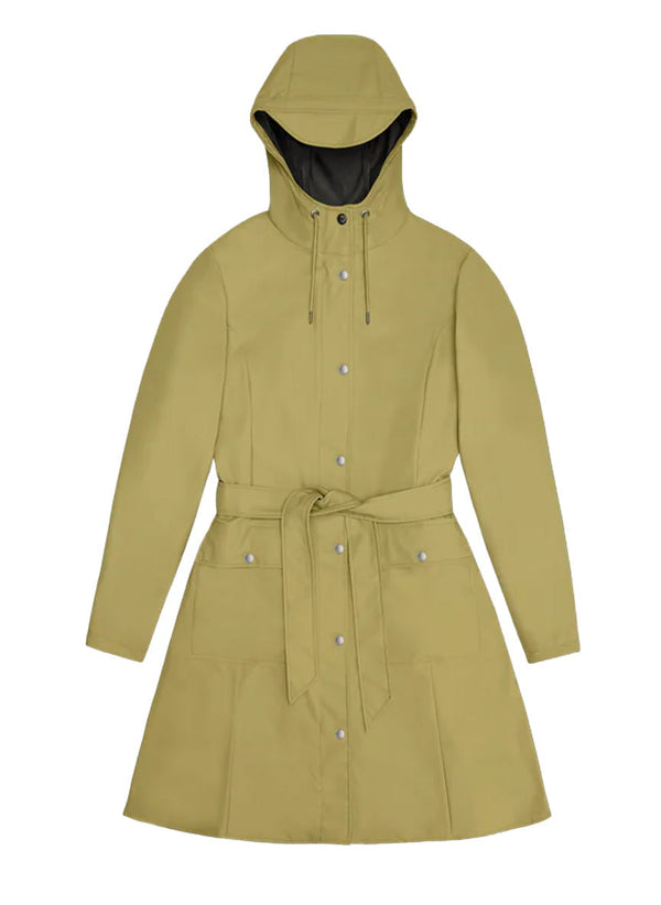 Jacket Rains Curve W Long Jacket W3 Khaki Apoella
