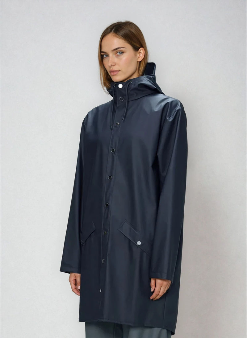 Jacket Rains Long Jacket W3 Navy Apoella