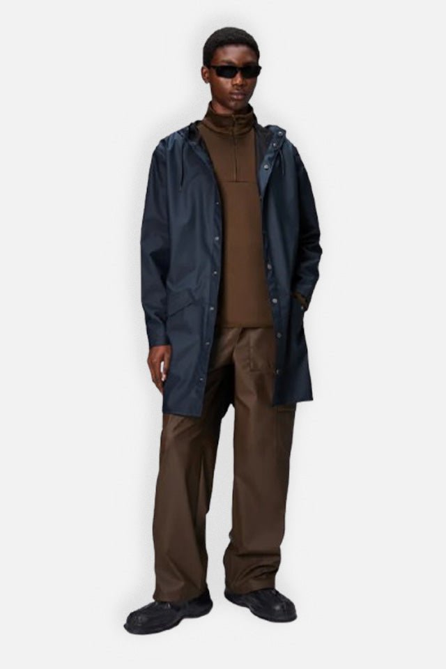 Jacket Rains Long Jacket W3 Navy Apoella