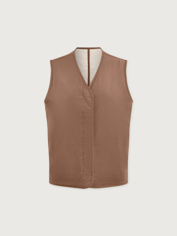 Jacket Varley Lori Reversible Jacket Gilet Birch / Ash Taupe Apoella