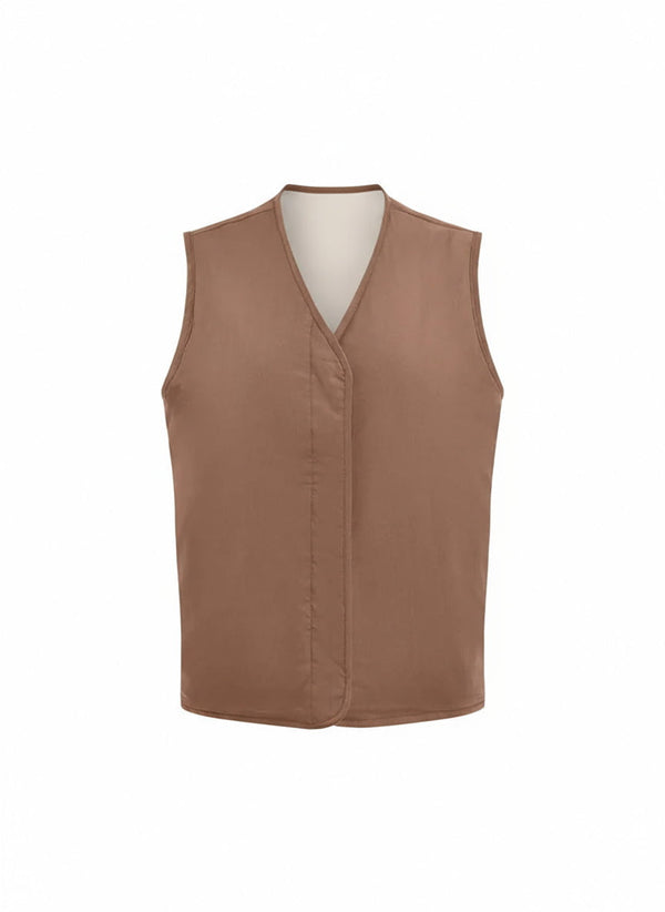 Jacket Varley Lori Reversible Jacket Gilet Birch / Ash Taupe Apoella