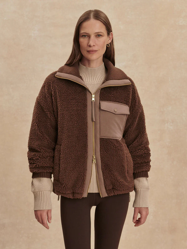 Jacket Varley Lowell Sherpa Jacket Carafe Apoella