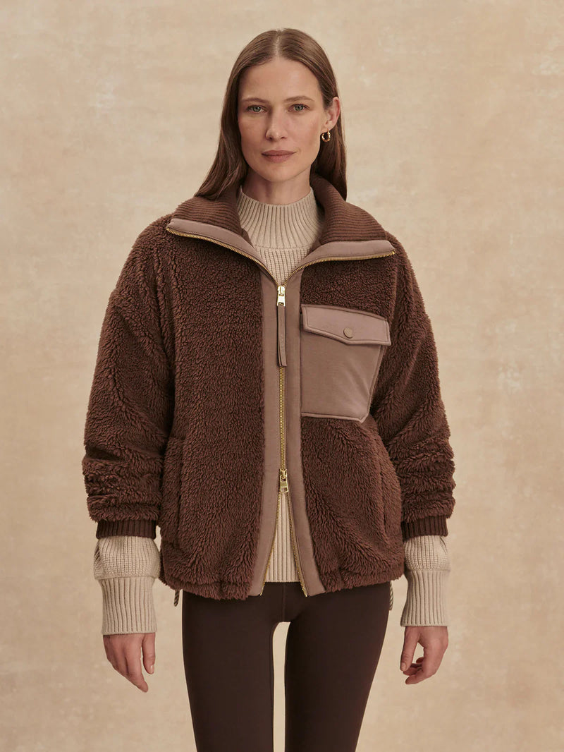 Jacket Varley Lowell Sherpa Jacket Carafe Apoella