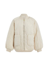 Jacket Varley Serina Reversible Quilt Jacket Sandshell / Ash Taupe Apoella