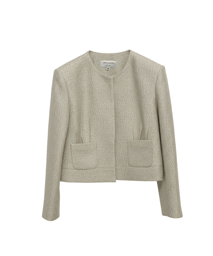 Jacket Zeus n Dione Dahlia Jacket Silver Grey 40 / Silver Apoella