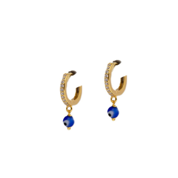 Jewelry Antonia Karra Hebe Evil Eye Murano Earrings O/S Apoella