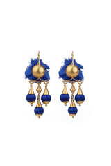 Jewelry Katerina Makriyianni Blue Bud Chandeliers O/S Apoella