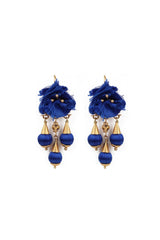 Jewelry Katerina Makriyianni Blue Bud Chandeliers O/S Apoella
