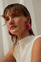 Jewelry Katerina Makriyianni Bougainvillea Hoops Medium O/S Apoella