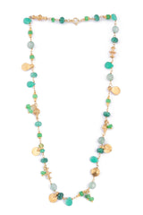 Jewelry Katerina Makriyianni Green Twisted Necklace O/S Apoella