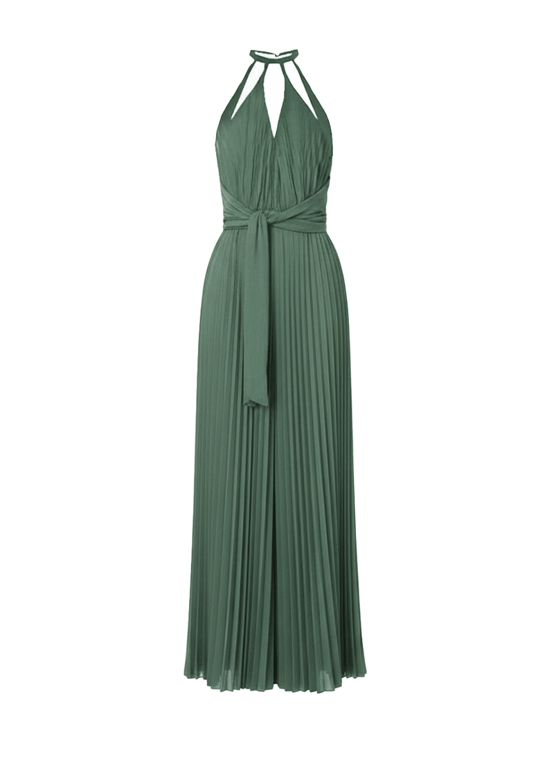 Jumpsuit Zeus n Dione Attis Halter Jumpsuit Khaki Apoella