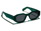 - Khartoum Grey Lenses Emerald Green O/S Apoella