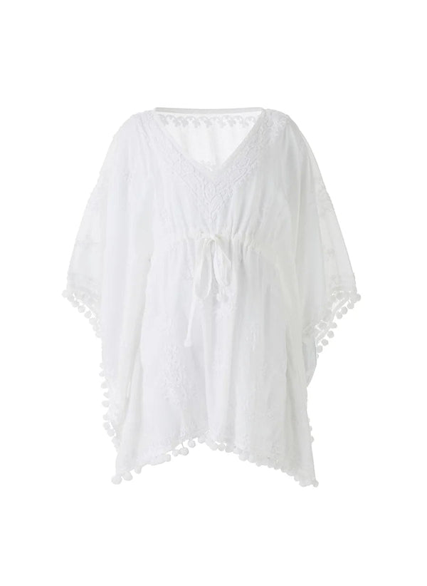 Kids Dresses Melissa Odabash Baby Sharize Caftan White/White Apoella