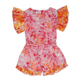 Kids Playsuits Marie Raxevsky Ruffles Playsuit Botanical Lilac Apoella
