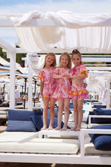 Kids Playsuits Marie Raxevsky Ruffles Playsuit Botanical Lilac Apoella