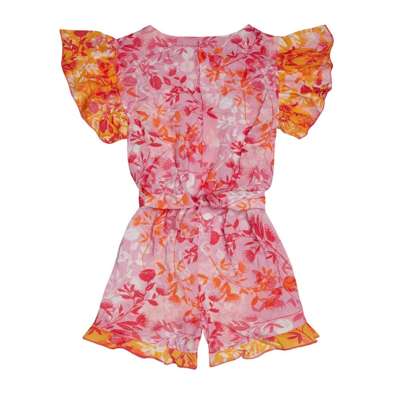 Kids Playsuits Marie Raxevsky Ruffles Playsuit Botanical Lilac Apoella