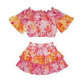 Kids Set Marie Raxevsky Set Top/Skirt Botanical Mix Apoella