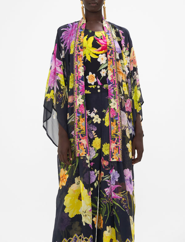 Kimono Camilla Kimono Layer W. Collar Peace Be With You Color / S/M Apoella